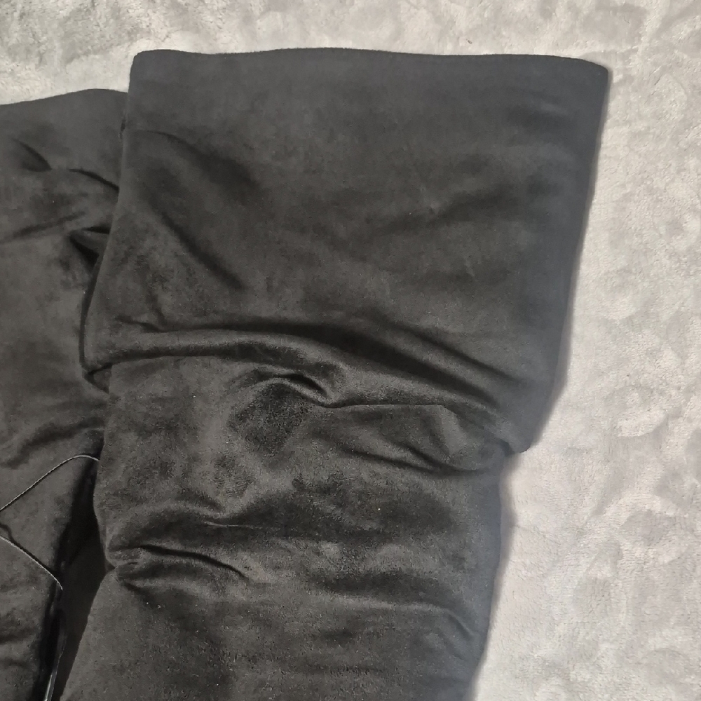 Time and Tru Black Heeled Slouch Boots Asst. Sizes - Picture 6 of 7